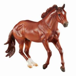 A running horse figurine